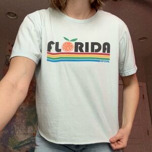 Vintage Rip Curl Blue Florida Graphic Tee